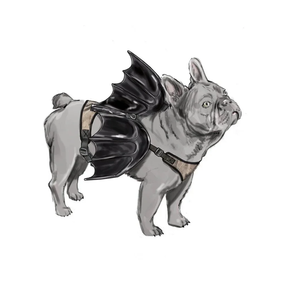 Simplicity 9875 Pattern Dog Harnesses Wings Sizes S-L Novelty Halloween Costume